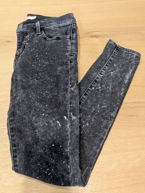 Levi's Denim - Levi's Women’s Black Acid-Wash Skinny Jeans